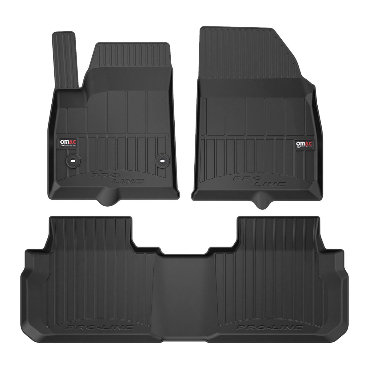 GMC Acadia Floor Mat - Omac - Premium TPE - Black - 2017-2024